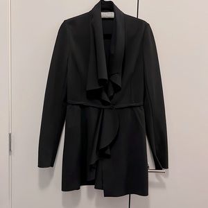 VALENTINO BLACK WOOL CARDIGAN JACKET